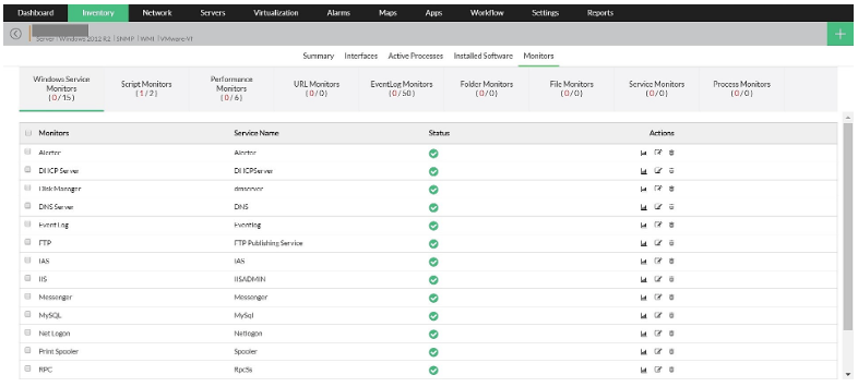 Windows Service Monitoring