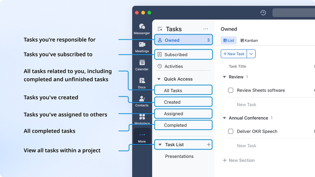 Lark Tasks
