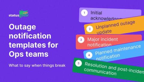 What to Say When Things Break: Outage Notification Templates for Ops Teams